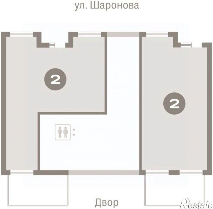 2-комн квартира в новом доме улица Б.Г. Шаронова, 9,  д. 9
