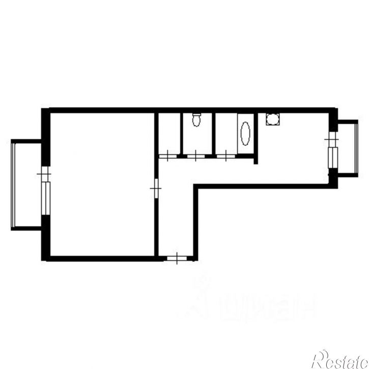1-комн квартира Омск, улица Шебалдина, 31
