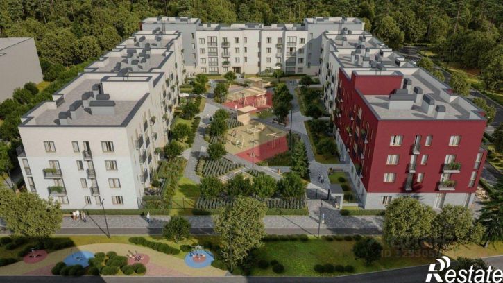 3-комн квартира в новом доме село Пушкино, улица Гончаровой, 1