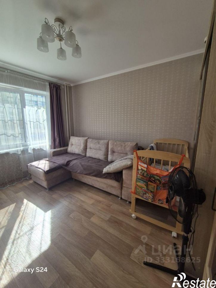 1-комн квартира Омск, посёлок Амурский, 1-я улица Челюскинцев, 98