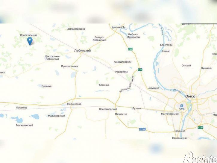 Земельный участок п. Пролетарский