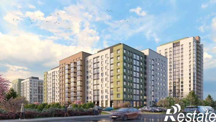 1-комн квартира в новом доме улица Завертяева, 1,  д. 1