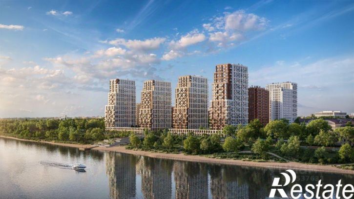 3-комн квартира в новом доме улица Правый Берег Иртыша, 160,  д. 160