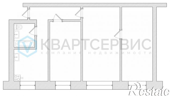 3-комн квартира 3-я Железнодорожная улица, 20,  д. 20