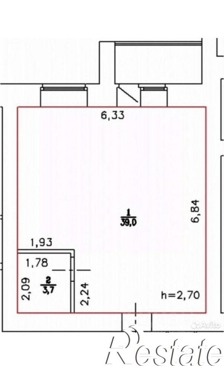 1-комн квартира Пригородная улица, 25 к2,  д. 25 к2