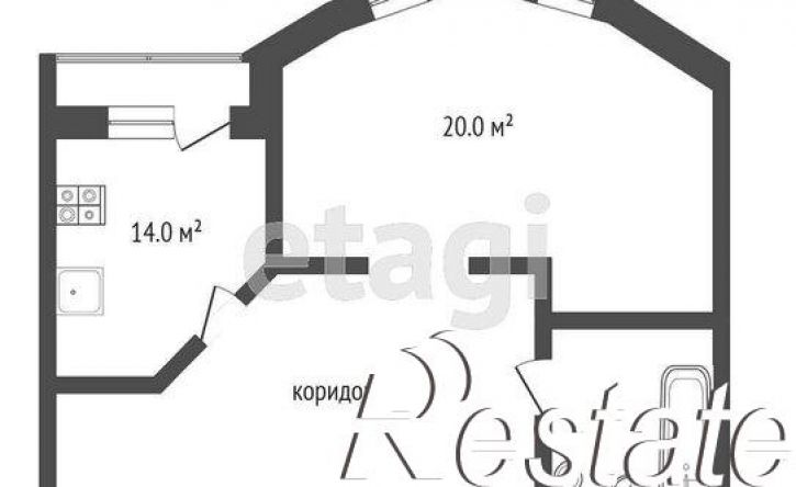 1-комн квартира проспект Менделеева, 26 к1,  д. 26 к1