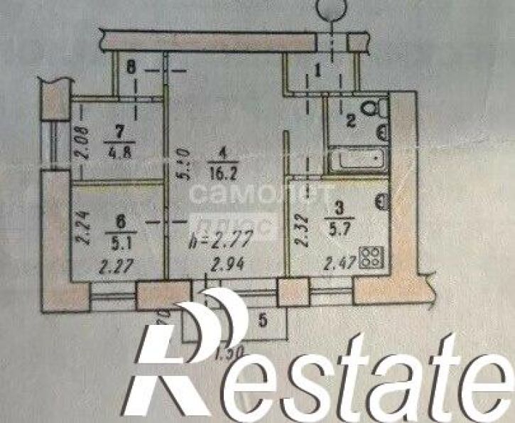 3-комн квартира Камерный переулок, 4,  д. 4